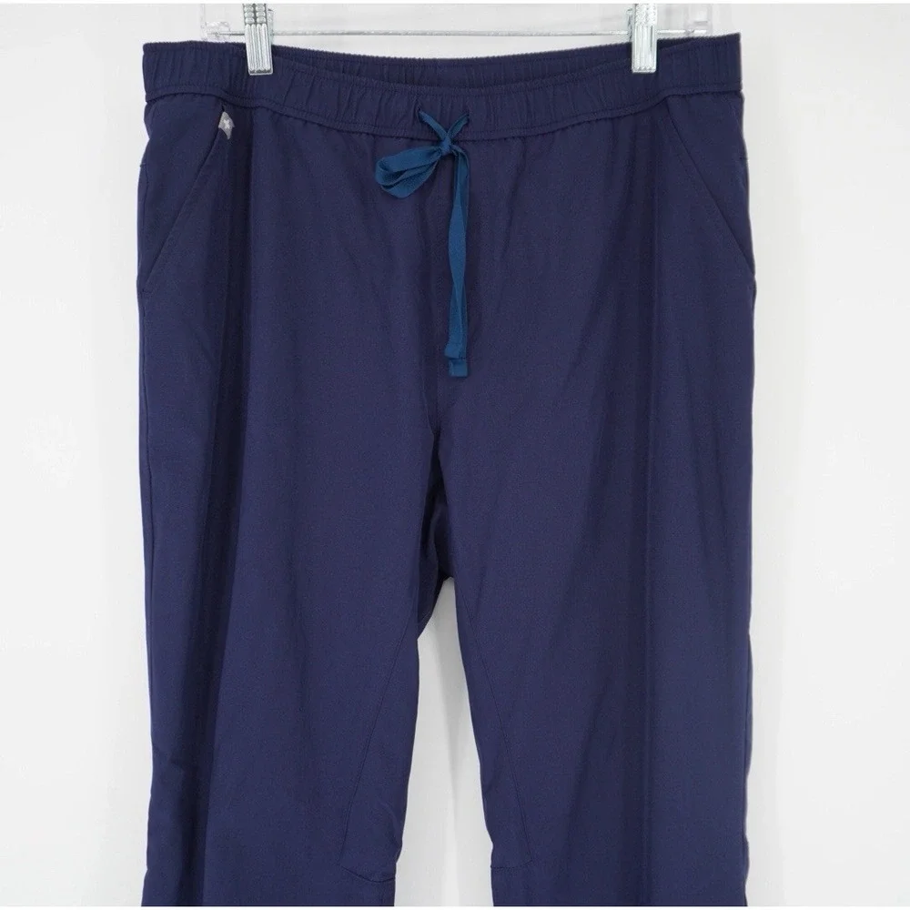 Figs Men's Tansen Jogger Scrub Lined Pants Navy Medium Short Nursing Scrubs